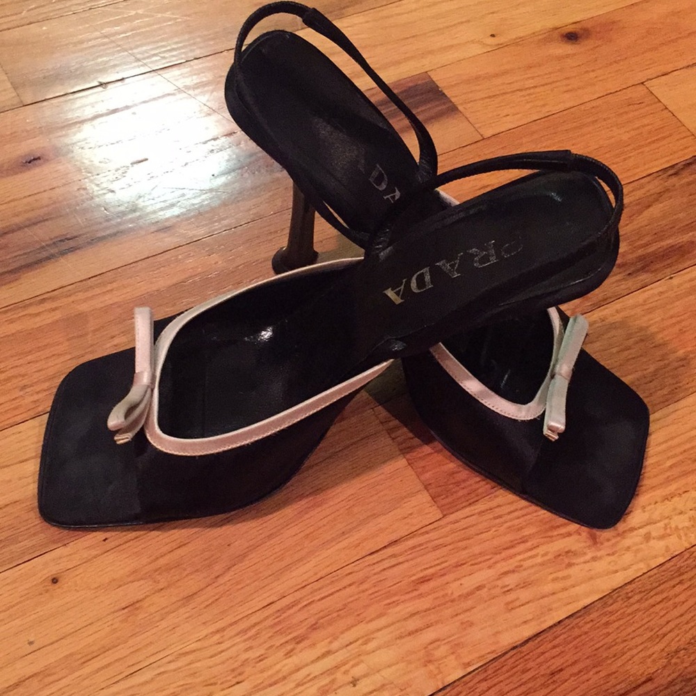 Prada Black Sandals